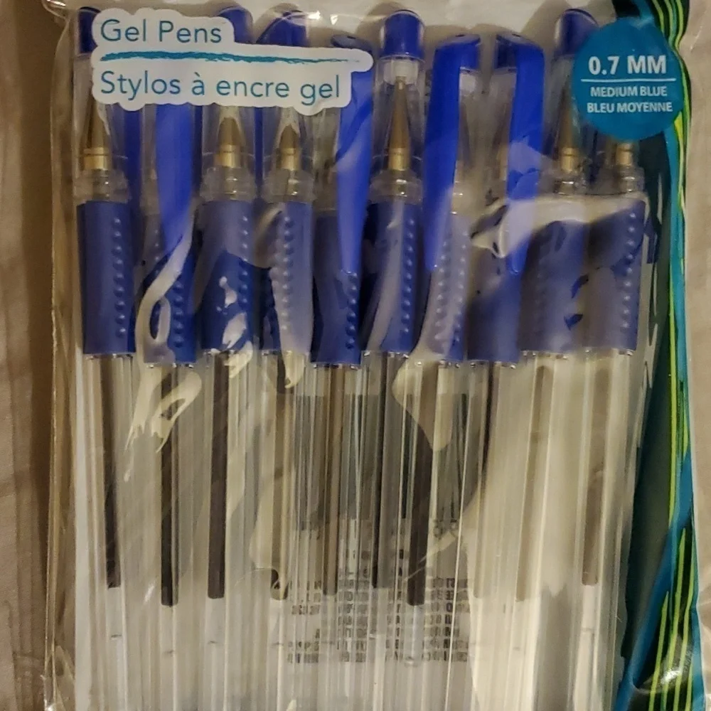 Jot Blue Gel Pens 2- 10 packs(20 Total Pens) NEW